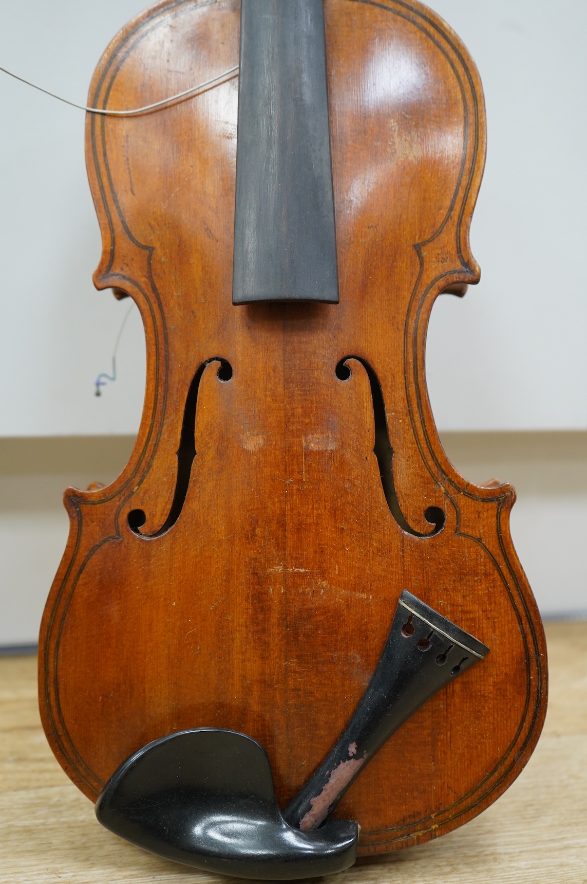 Two 19th / 20th century cased violins